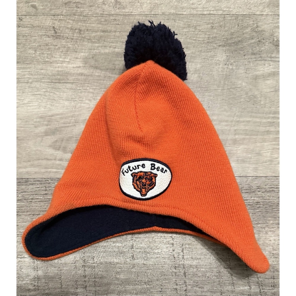 Chicago Bears Hat NFL Vintage Future Bear Knit Winter‎ Cap Y2K Toddler